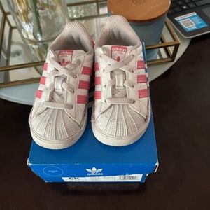 Beautiful pink superstar adidas